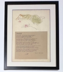 Constantia, 1948. Tekening ter illustratie van het gedicht van de Nederlandse dichter Han G. Hoekstra