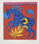 Het blauwe paard, 1986