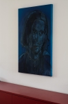 Lambert Oostrum - Portret in blauw