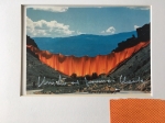 Christo Javacheff - Valley Curtain - including original piece of fabric!