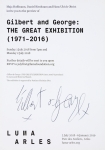 Gilbert  and George - Invitation La grande exposition