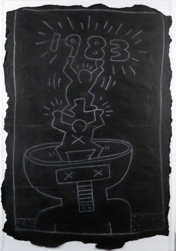 Keith Haring  - SUBWAY DRAWING