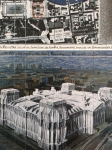 Christo Javacheff - Reichstag - y compris le morceau de tissu original!