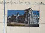 Christo Javacheff - Reichstag- inclusief origineel stukje stof!
