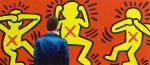 Ignorance Is Fear (Zelfportret met schilderij Keith Haring)