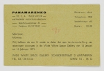 Panamarenko  - Invitation Wide White Space Gallery